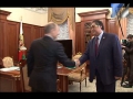 Губернатор Кемеровской области Аман Тулеев встретился с президентом России Владимиром Путиным